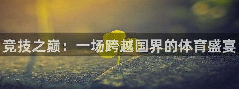 yy易游体育贴吧：竞技之巅：一场跨越